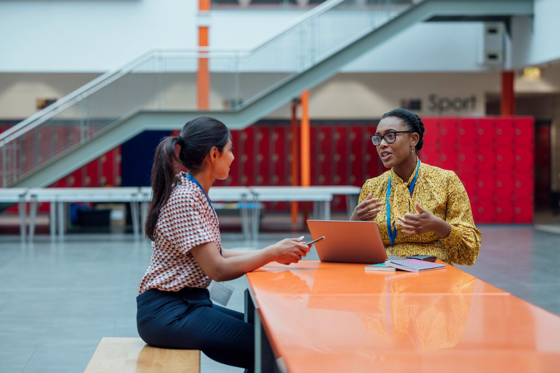 Coaching conversation focused on professional development